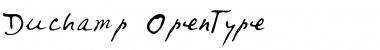 Download Duchamp Regular Font Title Preview