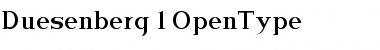 Download Duesenberg Regular Font Title Preview