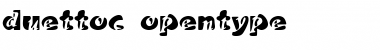 Download DuettoC Regular Font Title Preview