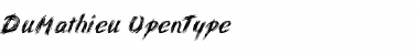 Download DuMathieu Regular Font Title Preview