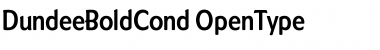 Download DundeeBoldCond Regular Font Title Preview