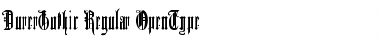 Download DurerGothic Regular Font Title Preview