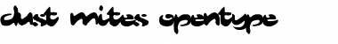 Download Dust Mites Normal Font Title Preview