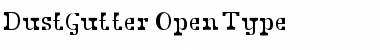 Download Dust Gutter Font Title Preview