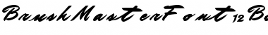Download BrushMasterFont12 Bold Font Title Preview