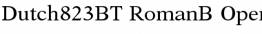 Download Dutch 823 Regular Font Title Preview