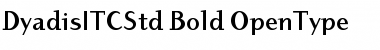 Download Dyadis ITC Std Bold Font Title Preview