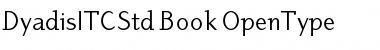 Download Dyadis ITC Std Book Font Title Preview