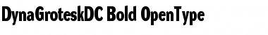Download DynaGrotesk DC Bold Font Title Preview