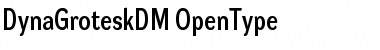 Download DynaGrotesk DM Regular Font Title Preview