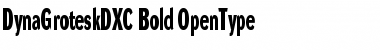 Download DynaGrotesk DXC Bold Font Title Preview