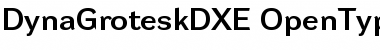 Download DynaGrotesk DXE Regular Font Title Preview