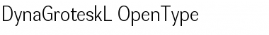Download DynaGrotesk L Regular Font Title Preview