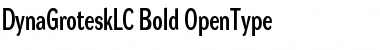 Download DynaGrotesk LC Bold Font Title Preview