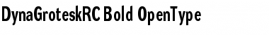 Download DynaGrotesk RC Bold Font Title Preview