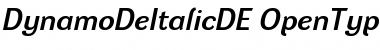 Download Dynamo DE Regular Font Title Preview