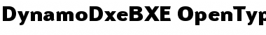 Download Dynamo DXE Regular Font Title Preview
