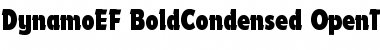 Download DynamoEF BoldCondensed Font Title Preview
