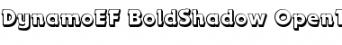 Download DynamoEF BoldShadow Font Title Preview