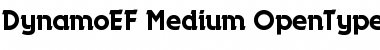 Download DynamoEF Medium Font Title Preview