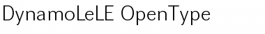 Download Dynamo LE Regular Font Title Preview