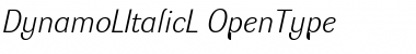 Download Dynamo L Regular Font Title Preview