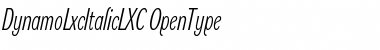 Download Dynamo LXC Regular Font Title Preview