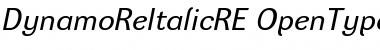 Download Dynamo RE Regular Font Title Preview