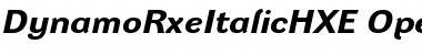 Download Dynamo RXE Regular Font Title Preview
