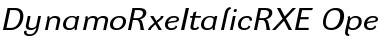 Download Dynamo RXE Regular Font Title Preview