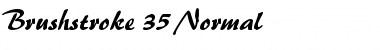 Download Brushstroke 35 Normal Font