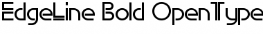 Download EdgeLine Bold Font