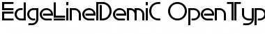 Download EdgeLineDemiC Regular Font
