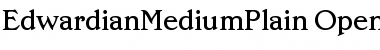 Download Edwardian Medium Plain Font