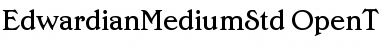 Download Edwardian Medium Std Regular Font