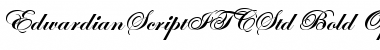 Download Edwardian Script ITC Std Bold Font