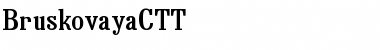 Download BruskovayaC Normal Font Title Preview