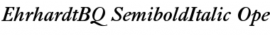 Download Ehrhardt BQ Regular Font Title Preview