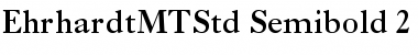 Download Ehrhardt MT Std Semibold Font Title Preview