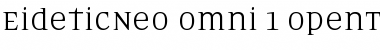 Download EideticNeo Omni Font Title Preview