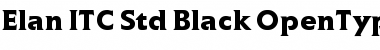 Download Elan ITC Std Black Font