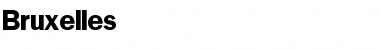 Download Bruxelles Regular Font Title Preview