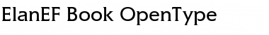 Download ElanEF Book Font Title Preview