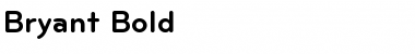Download Bryant Bold Font Title Preview