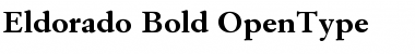 Download Eldorado Bold Font