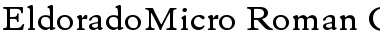 Download EldoradoMicro Roman Font Title Preview