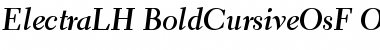 Download Electra LH Bold Cursive OsF Font