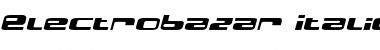 Download ElectroBazar Italic Font Title Preview
