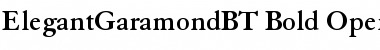 Download Elegant Garamond Bold Font Title Preview