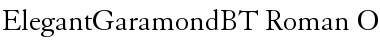 Download Elegant Garamond Regular Font Title Preview